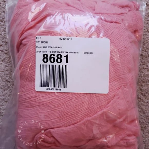 Free People NWT RARE Look Into The Sun Maxi Dress Endless Summer - Picture 3 of 5